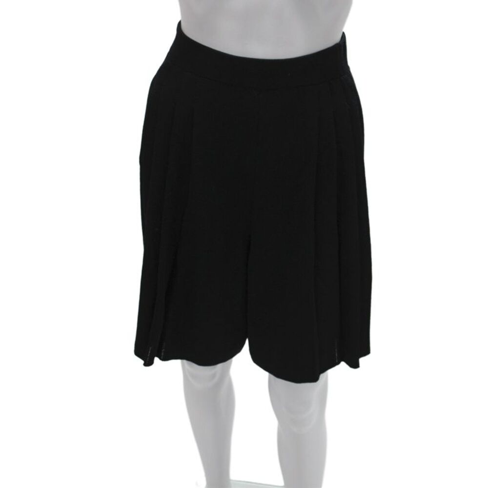 St. John Basics Unisex Black Polyester Shorts Size 12